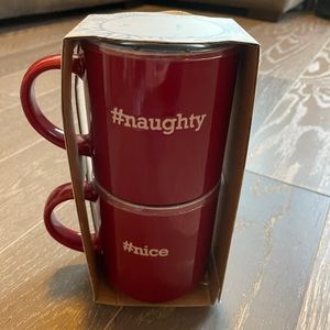 Naughty and Nice # coffee mug gift set